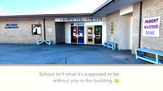 We miss you, Red Rock students!