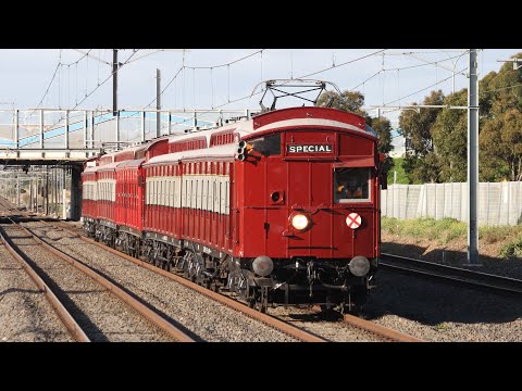 Melbourne's Tait Trains Return to The Mainline - Newport to Werribee Test Runs