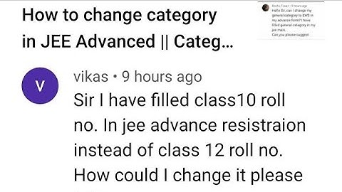 Mistake in JEE Advanced form filling #jeeadvanced2021 #jeeadvance #jeeadvancedproblem #jee #exam