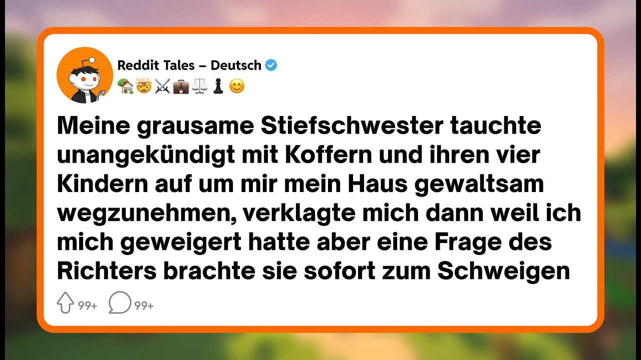 „Du hast ein Haus für dich allein. Ich habe vier Kinder. Zieh aus, damit wir einziehen können.“ Das sagte meine Stiefschwester, nachdem sie achtzehn Jahre lang jede Verbindung zu mir verweigert...