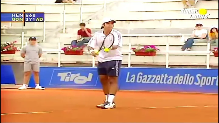 Fernando Gonzlez vs Tim Henman - 2002 Rome Masters...