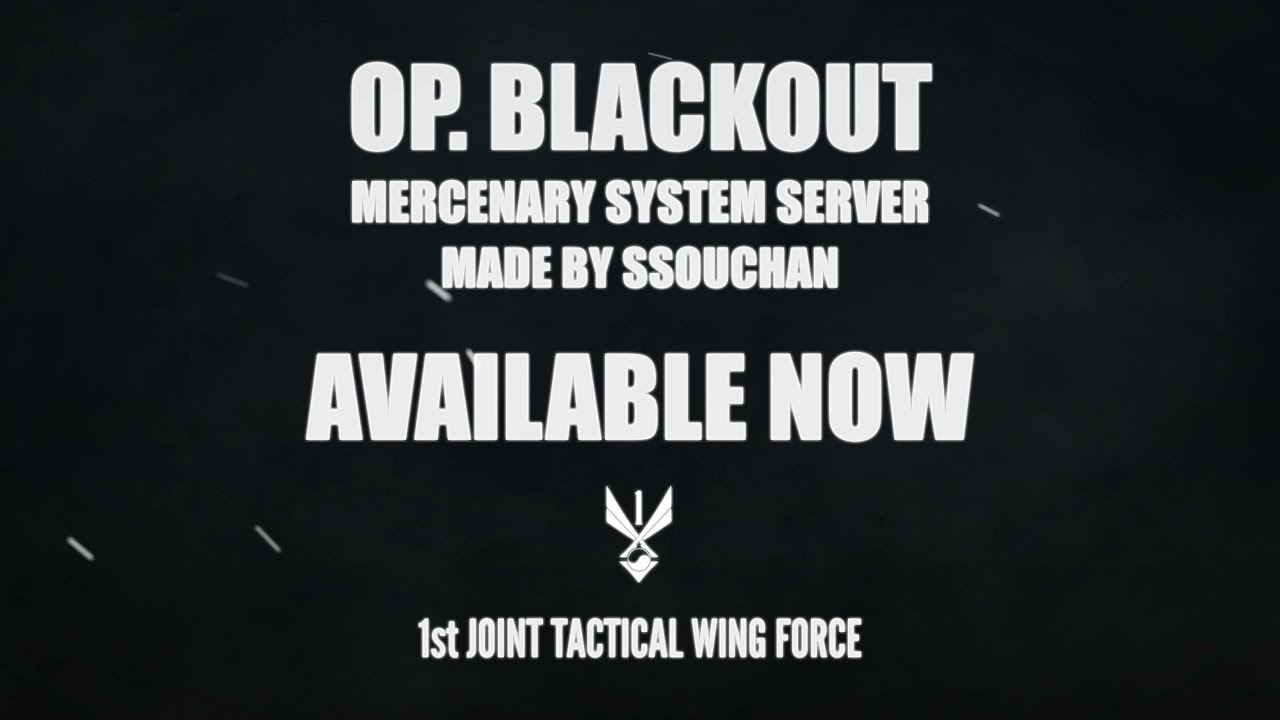 DCS World ㅣ 1st JTWF Mercenary Server Teaser  "OP.BLACKOUT"