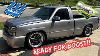 CAMMED SILVERADO GETS A WALBRO 450 FUEL PUMP!! INSTALL!