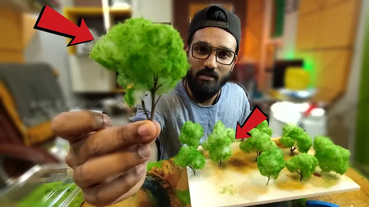 How I make Architecture Miniature tree model | No cost | Sam E STUDIO