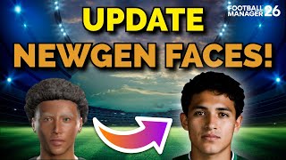 HOW TO UPDATE NEWGEN FACES! TIRED of TERRIBLE NEWGEN FACES? Do THIS! FOOTBALL MANAGER 