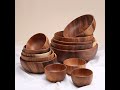 Uptaly oversized wooden salad bowl food safe no splicing no bonding handmade acacia wood bowl