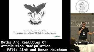 Hack.lu 2017 Myths And Realities Of Attribution Manipulation by Félix Aimé and Ronan Mouchoux