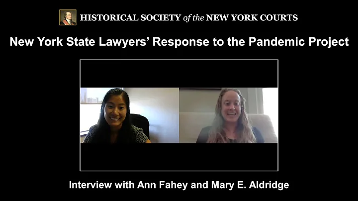 Interview with Ann Fahey and Mary E. Aldridge  NYS...