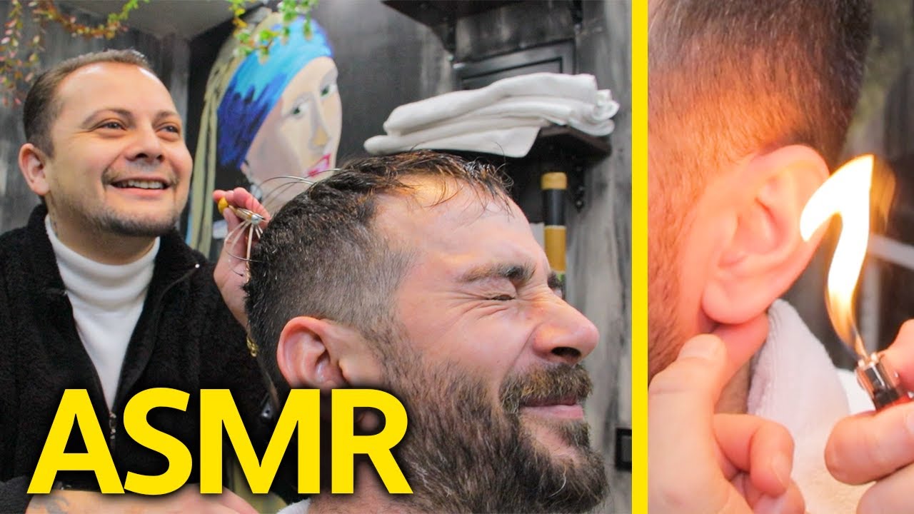 ASMR MASSAGE | Ear massage and Head massage for a great sleep