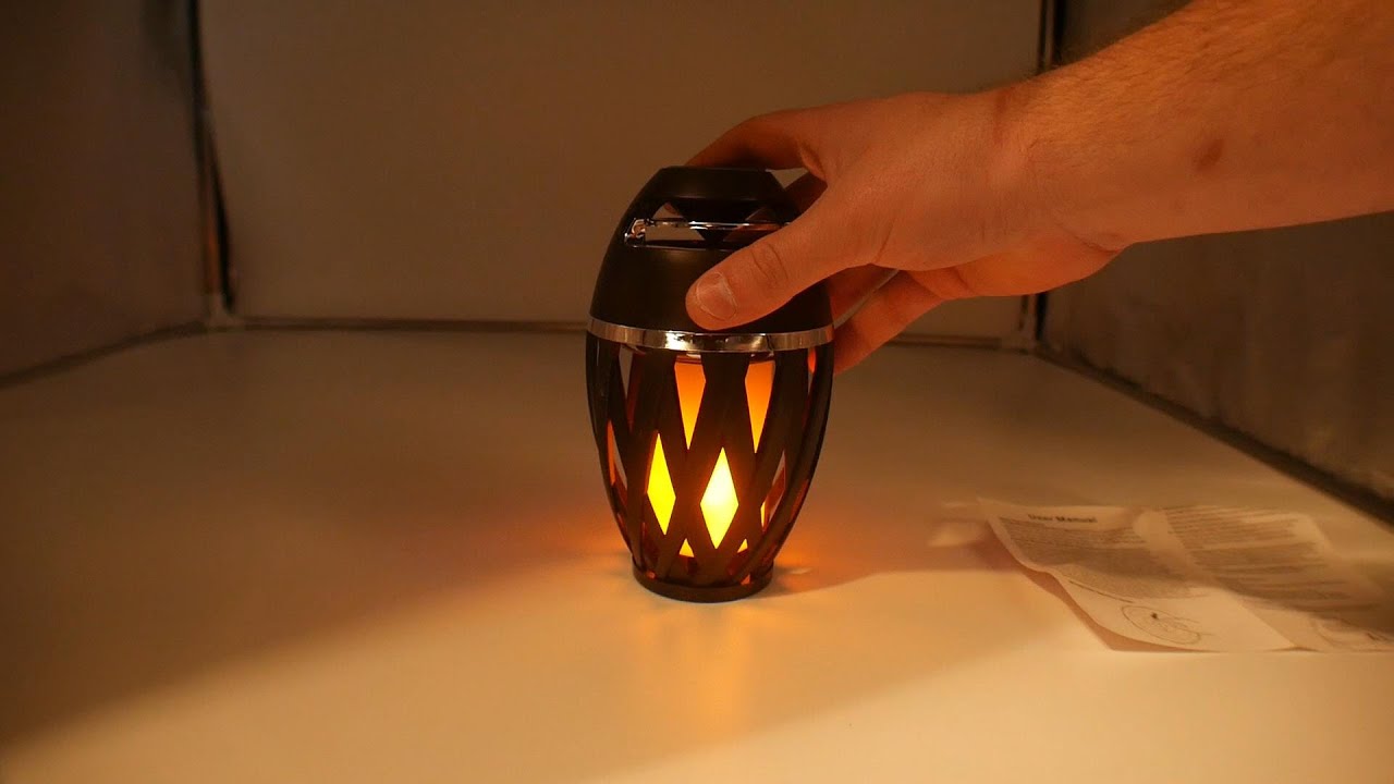 Led Flame Speaker Portable Outdoor Bluetooth Speaker Led Flame Table ...