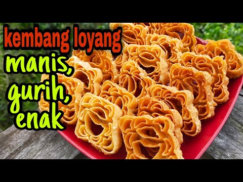 Cara Membuat Kerupuk Kembang Loyang