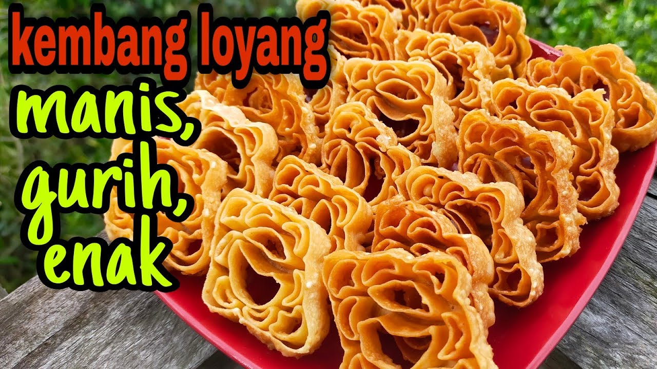 Cara buat kembang loyang / kembang goyang