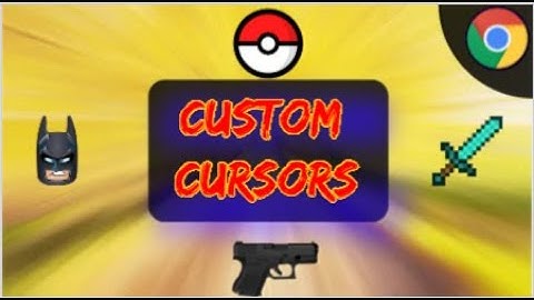 How to get a Custom Cursor for Google Chrome  (Minecraft, Fortnite, Hypebeast and More!)