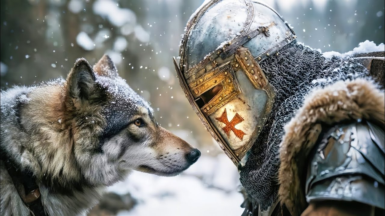 When Wolves Walk with Knights | Templar Chants of Discipline & Faith