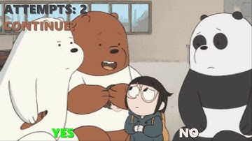 SMD English Bootleg We BARE BEARS: Continue? + Game Over