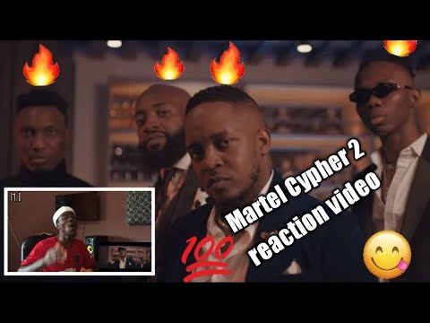 MARTEL CYPHER 2 FEAT. (M.I Abaga, Blaqbonez, Loose Kaynon and A-Q) (Official Reaction Video)