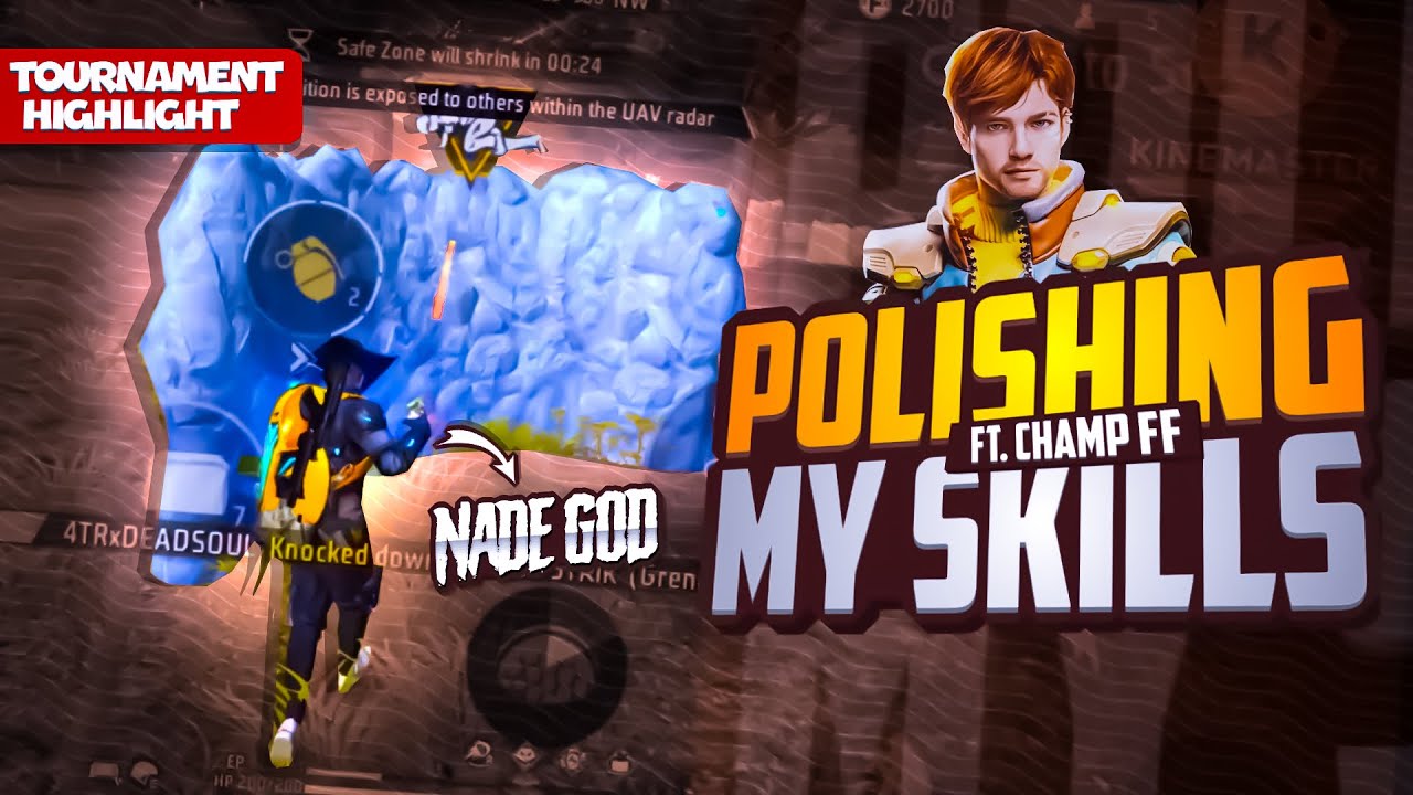 POLISHING MY SKILLS 🎯✨ (TOURNAMENT HIGHLIGHTS OF FREE FIRE INDIA). BY CHAMP FF #21