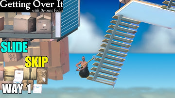 How to do SLIDE SKIP in Getting Over It Way 1