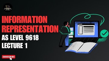 Information Representation | Lecture 1 | AS LEVEL Computer Science | 9618 | Chap 1 | CS BY HMZ #9618