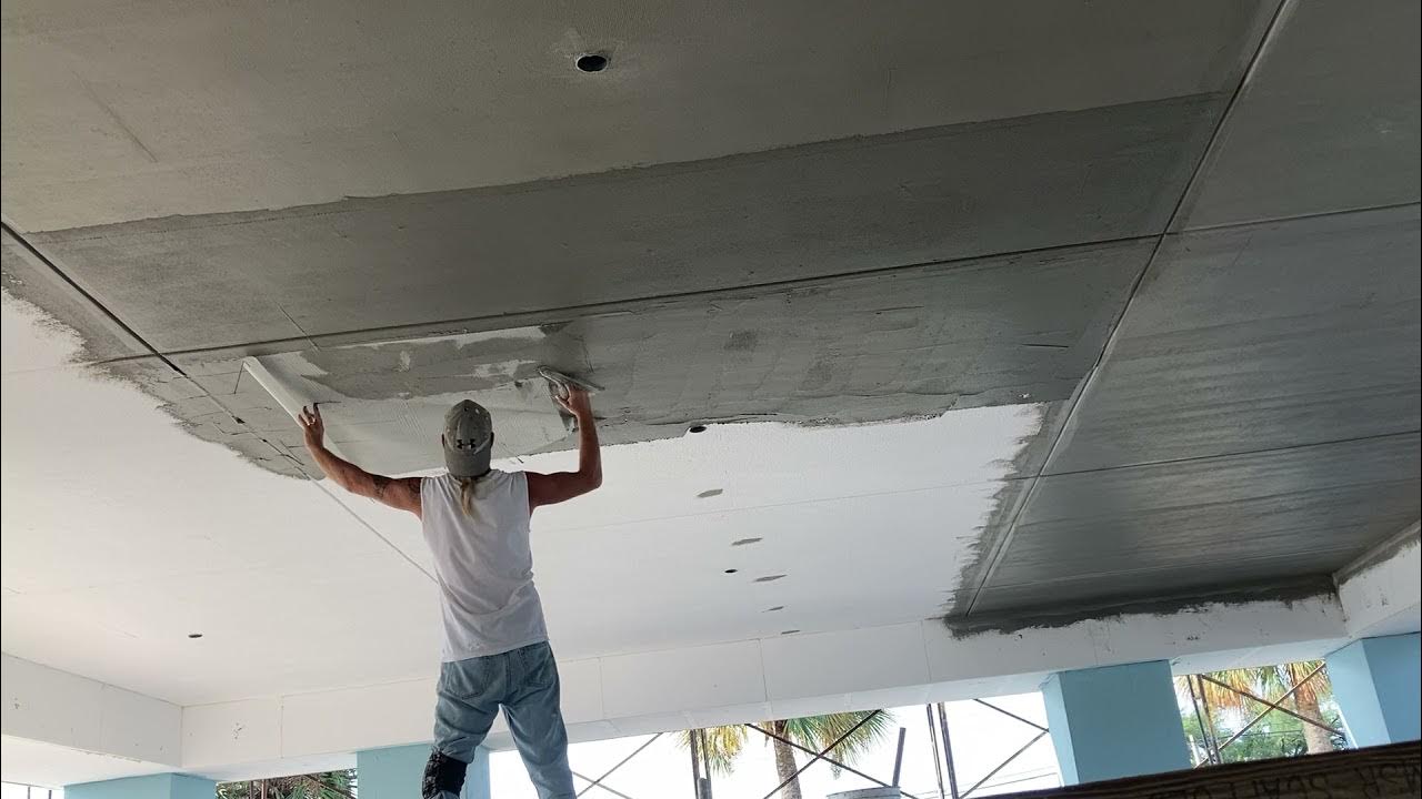 (EIFS) base coat and mesh pt 2 YouTube