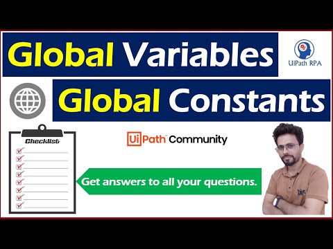 UiPath Global Variables