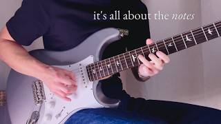 An impressive solo doesn't always need to be fast