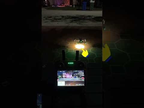 DJI Mini 4 Pro Night Return To Home & Precision Landing #shorts #dji #drone #djimini4pro #viral