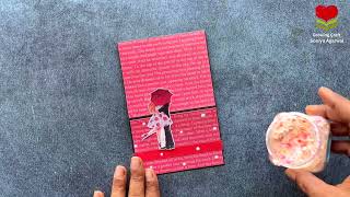 Easel Card making for Valentines day - Handmade card ideas growing craft