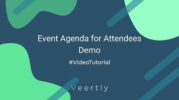 Event Agenda for Attendees Demo (Veertly Tutorial)