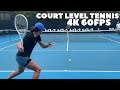 World no1 iga swiatek 2024 court level practice with caroline garcia 4k 60fps