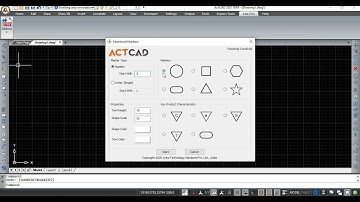 ActCAD-Add on menu Numbered markers