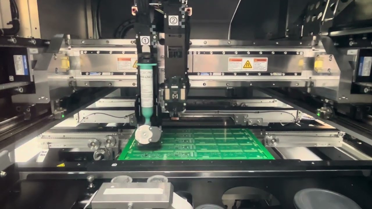 Solder Paste Jet Printer in Action for PCB Assembly | MAKS Inc.