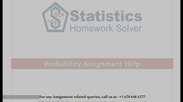 Probability Assignment Help