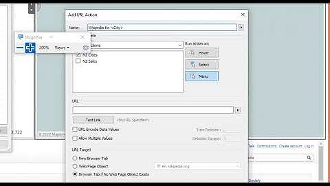 Creating dashboard URL actions in Tableau