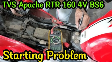 Starting Problem | TVS Apache RTR 160 4V BS6 #startingproblem #viralvideo #youtubevideo  #youtube