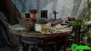 Abandoned Cinematic Stock Footage - Table