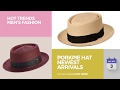 PorkPie Hat Newest Arrivals Hot Trends Men's Fashion