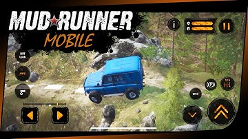 MudRunner Mobile - #3 - Off-road Driving through Forest and Hilly Roads - Gameplay iOS - Android