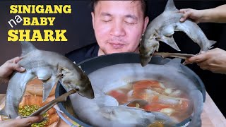 Baby SHARK Cook in Tamarind, Sinigang sa Sampalok Mukbang | Inyaki EATS