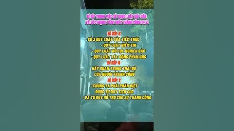 BÍ KÍP TRONG VIỆC SỬ DỤNG LUẬT HẤP DẪN VÀ SỨC MẠNH TIỀM THỨC THÀNH CÔNG (P.2)