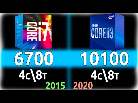 Core i3 10100 vs Core i7 6700 — Gameplay Test in 6 Games