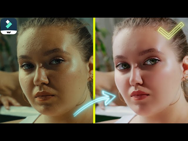 The BEST SMOOTH SKIN Effect In Video - Filmora Tutorial class=