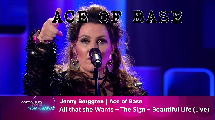 Jenny Berggren/Ace of Base - Medley Live (Gottscha...