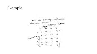 Unbalanced assignment problem