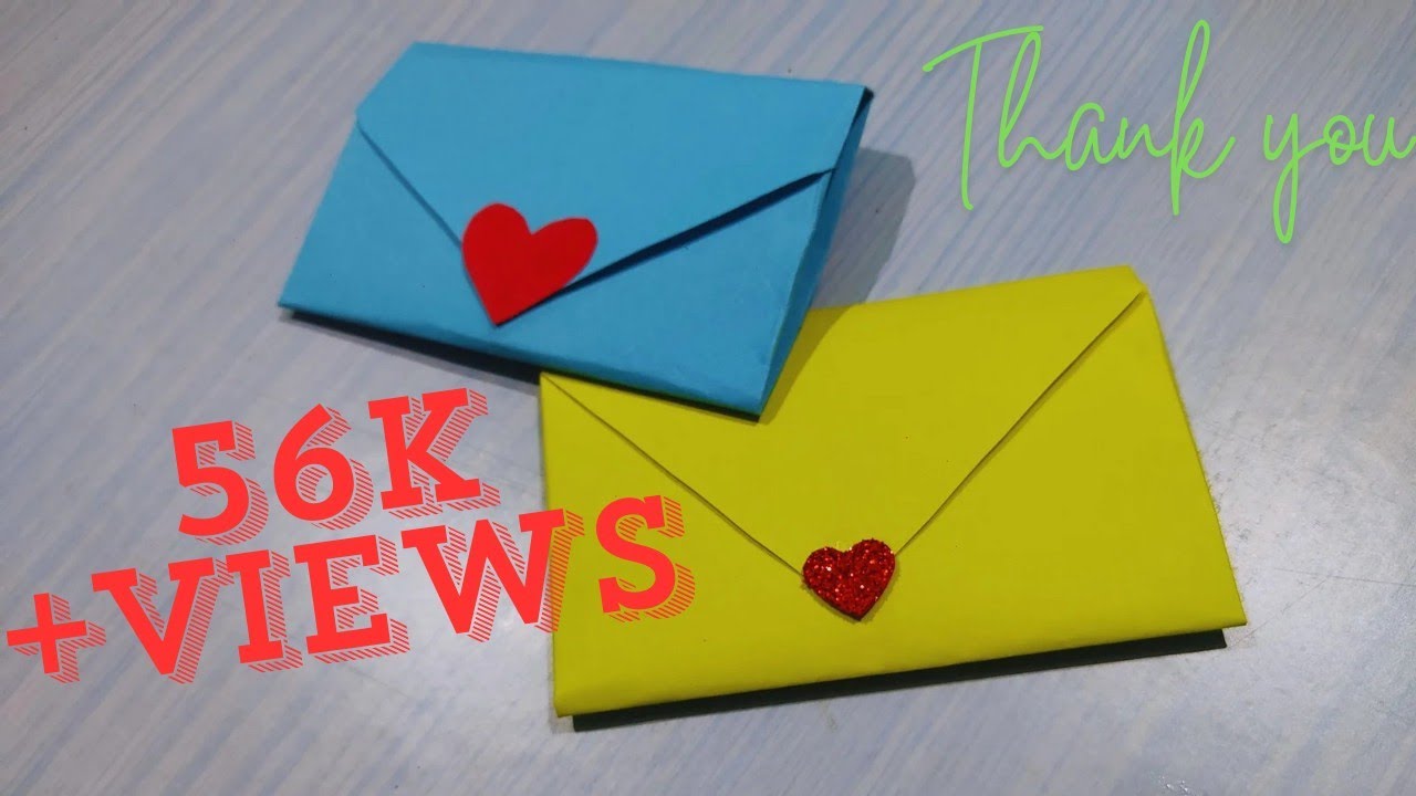 Easy and quick birthday envolpe card ️ making / Tutorial #trending # ...