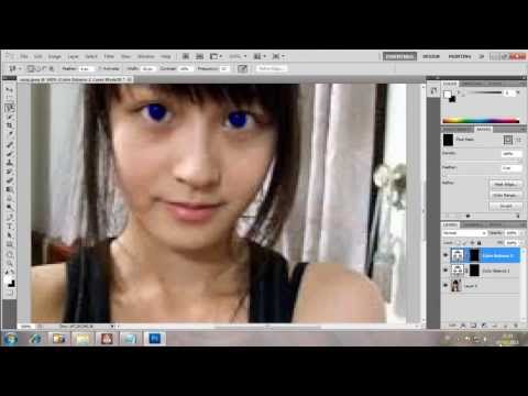 Cara mewarnai bibir di photoshop - YouTube