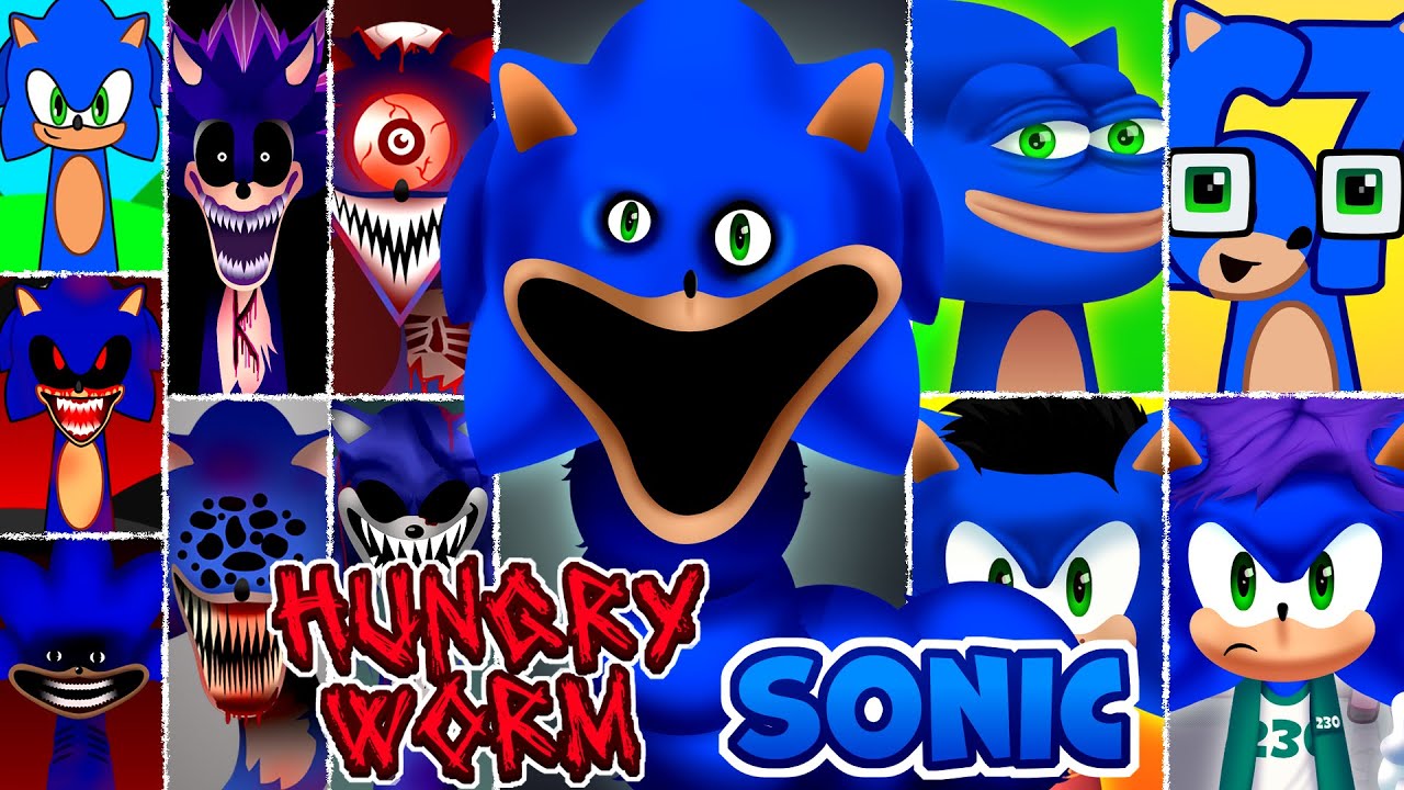 My New Sprunki OC: Sonic / NEW PHASE 73 (HUNGRY WORM SONIC)