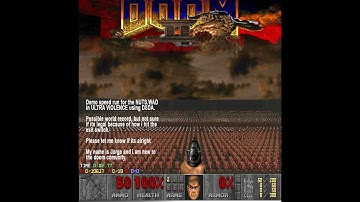 Doom II - Nuts.wad - Speed run - UV (25.46 seconds) DSDA - World Record ?