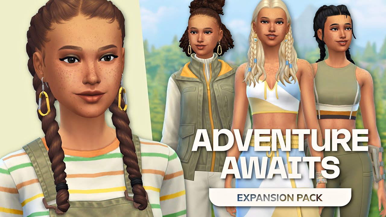 EVERY NEW CAS ITEM 🏹🏕️ | Sims 4 Adventure Awaits Create A Sim