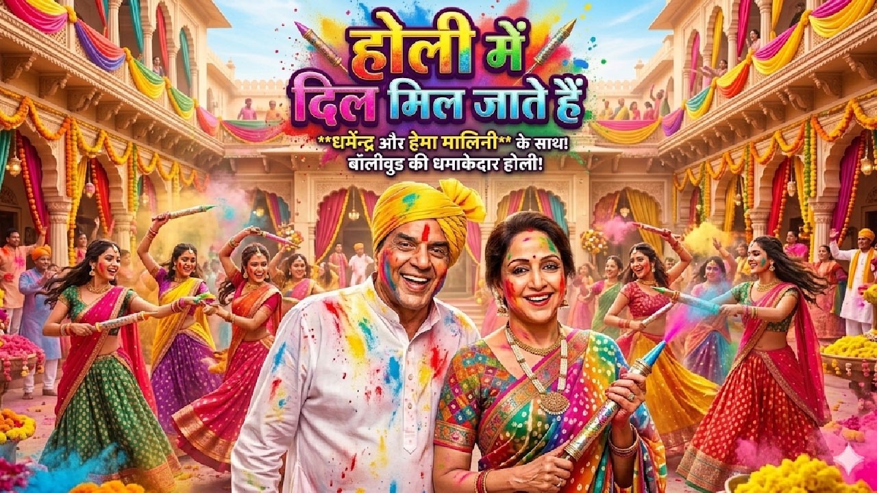 New Old Is Gold Holi Song 2026 ~ Holi Men Dil Mil Jate Hain | Dhanmendar Aur Hema Malni , Dj Remix